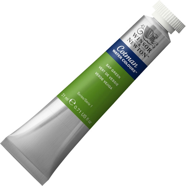 (SALE)สีน้ำ Winsor&Newton ( 599 Sap Green ) 21 ml.