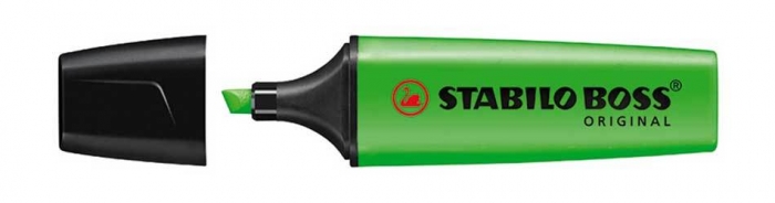 (SALE)ปากกาเน้นข้อความ STABILO BOSS สีเขียว