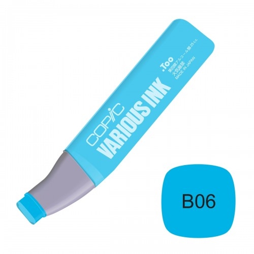 น้ำหมึกเติม ปากกา Copic ญี่ปุ่น สี B06 Peacock Blue