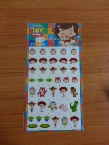 สติ๊กเกอร์ DG ARTS No.STEPTY-001 TOY STORY