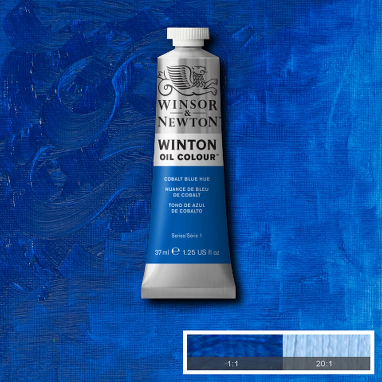 (SALE)สีน้ำมัน WINSOR&NEWTON OIL COLOUR #179 37 ML.สี COBALT BLUE HUE