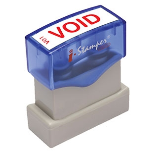 ตรายางข้อความหมึกในตัว I-Stamper - ( VOID )