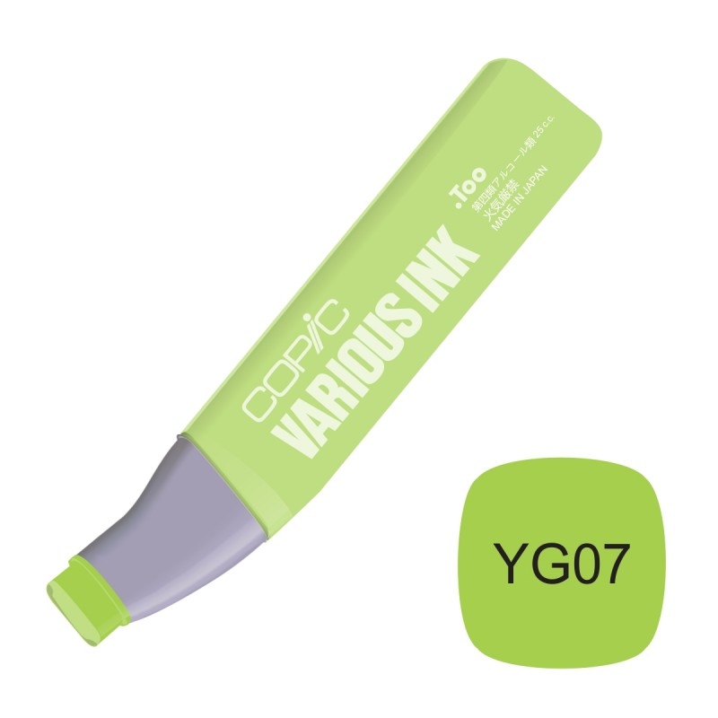 น้ำหมึกเติม ปากกา Copic ญี่ปุ่น สี YG07 Acid Green