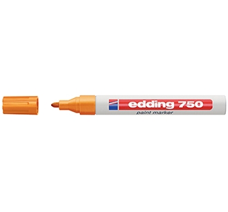 ปากกาน้ำมัน Edding750 Paint Marker(หัวกลม) สีส้ม