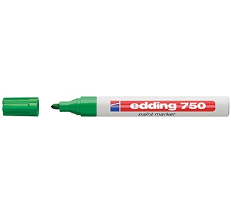 ปากกาน้ำมัน Edding750 Paint Marker(หัวกลม) สีเขียว