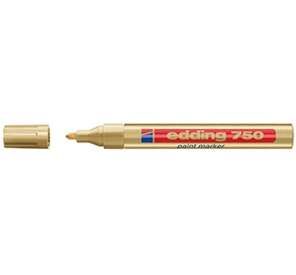 ปากกาน้ำมัน Edding750 Paint Marker(หัวกลม) สีทอง