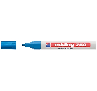 ปากกาน้ำมัน Edding750 Paint Marker(หัวกลม) สีฟ้า