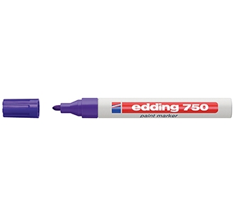 ปากกาน้ำมัน Edding750 Paint Marker(หัวกลม) สีม่วง