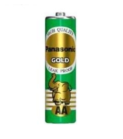 ถ่านไฟฉาย Panasonic ขนาด AA เขียว GOLD