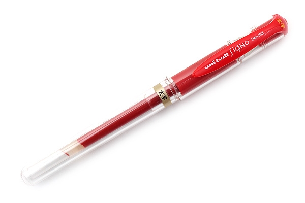 ปากกา Uni-ball Signo UM-153 Broad Red