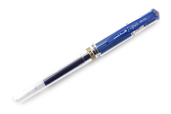 ปากกา Uni-ball Signo UM-153 Broad Blue