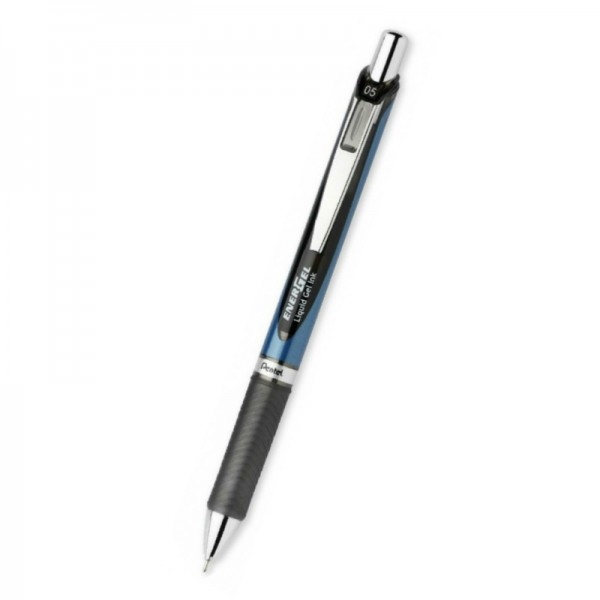 ปากกา Pentel Energel BLN75 สีดำ คลิปเหล็ก