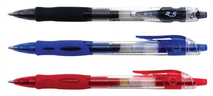 ปากกา M&G Retractable Gel Pen 0.7 mm AGP12371 (แดง)