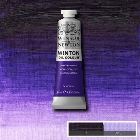 (SALE)สีน้ำมัน WINSOR&NEWTON OIL COLOUR #229 37 ML.สี DIOXAZINE PURPLE