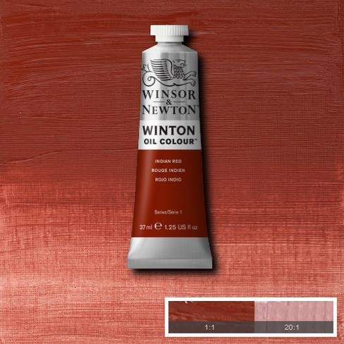 (SALE)สีน้ำมัน WINSOR&NEWTON OIL COLOUR #317 37 ML.สี INDIAN RED