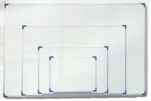 (SALE)กระดาน ไวท์บอร์ดสำหรับใส่ขาตั้งมีล้อเลื่อน 2 หน้า 60x90 cm ธรรมดา