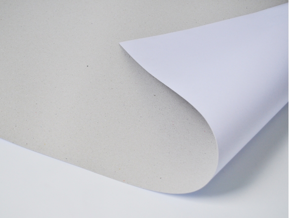 กระดาษ เทาขาว ขนาด A0 ชนิด หนา 500g.