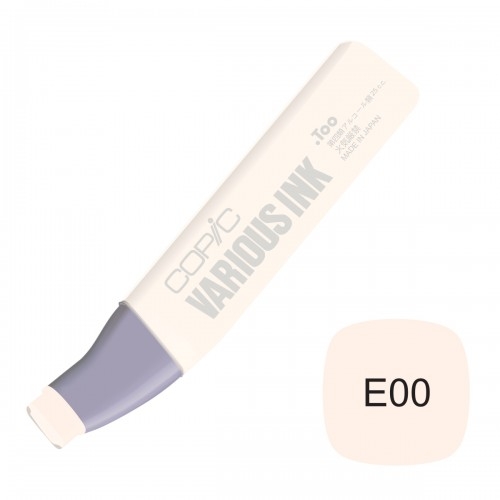 น้ำหมึกเติม ปากกา Copic ญี่ปุ่น สี E00 Skin White