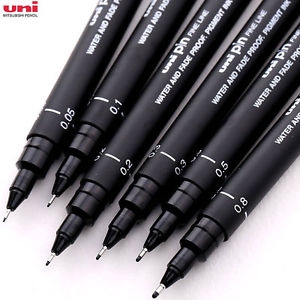 ปากกา Uni Pin Fine Line 05-200 (S) 0.5 mm.