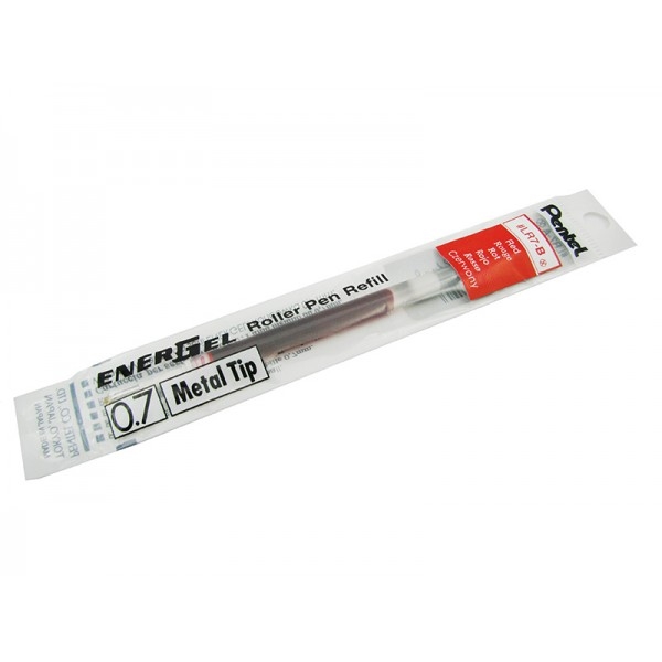 (SALE)ไส้ปากกา Pentel ENERGEL LR7-B ขนาด 0.7 สีแดง