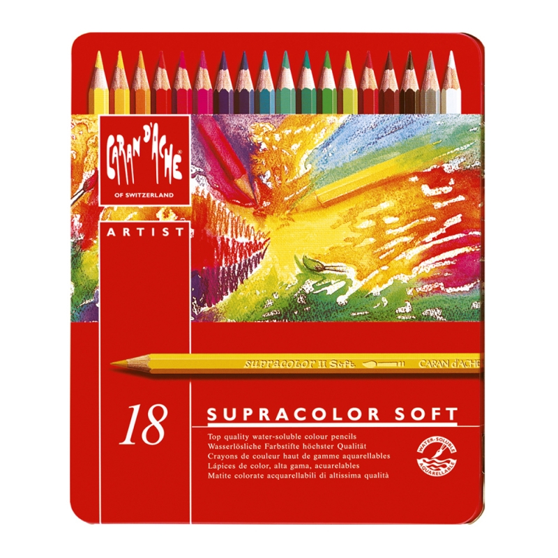 ดินสอสีไม้ SUPRACOLOR I Fine 18 สี