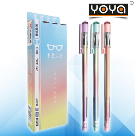 ปากกาเจล YOYA TG31670 0.5 mm. - สีน้ำเงิน