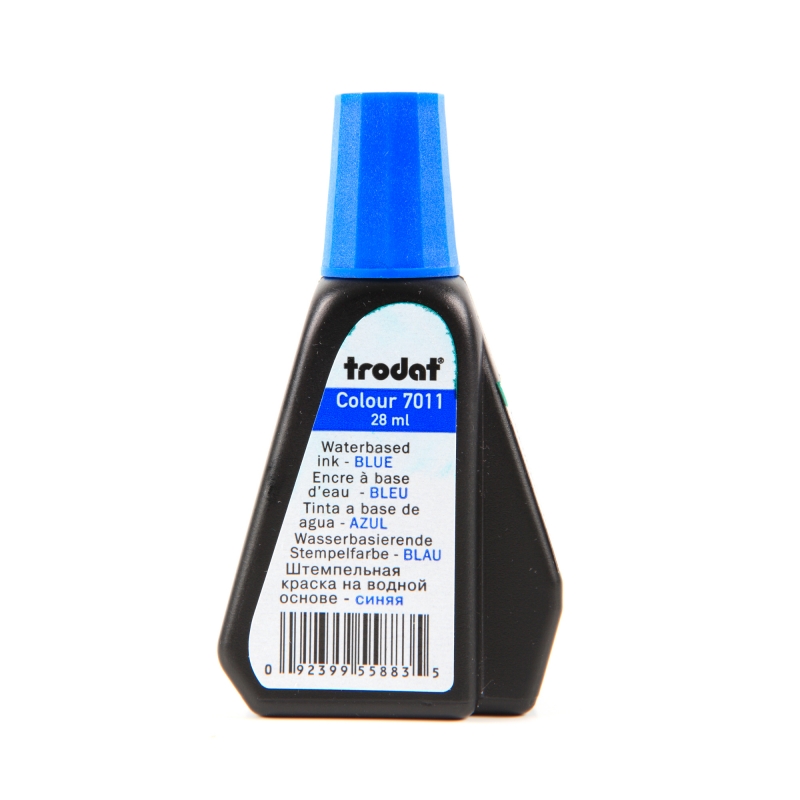 หมึกเติมตรายางในตัว Trodat  จุ28ml. สีน้ำเงิน