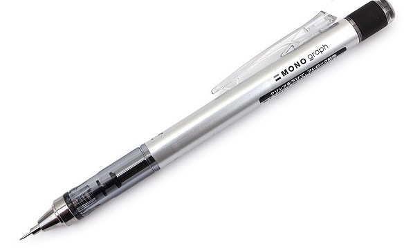 ดินสอ MONO Graph 0.5 mm. OPA-132G สีเงิน