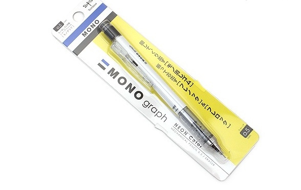ดินสอ MONO Graph 0.5 mm. OPA-134A สีขาว