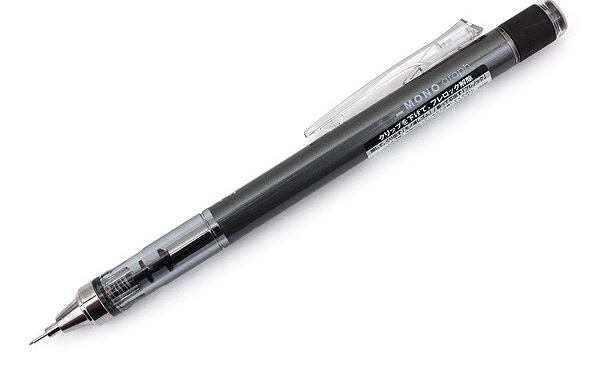 ดินสอ MONO Graph 0.5 mm. OPA-132I สีเงินดำ