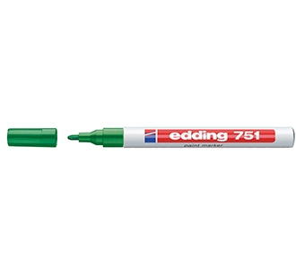 ปากกาน้ำมัน Edding Marker 751 สีเขียว # 4