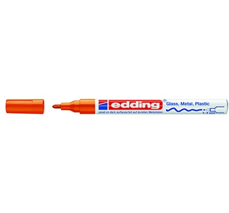 ปากกาน้ำมัน Edding Marker 751 สีส้ม # 6