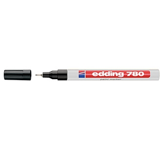 ปากกาน้ำมัน Edding Marker 780 สีดำ # 1