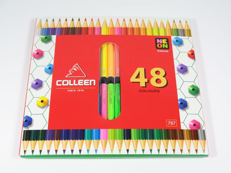 ดินสอ สีไม้ COLLEEN 2 หัว 48 สี