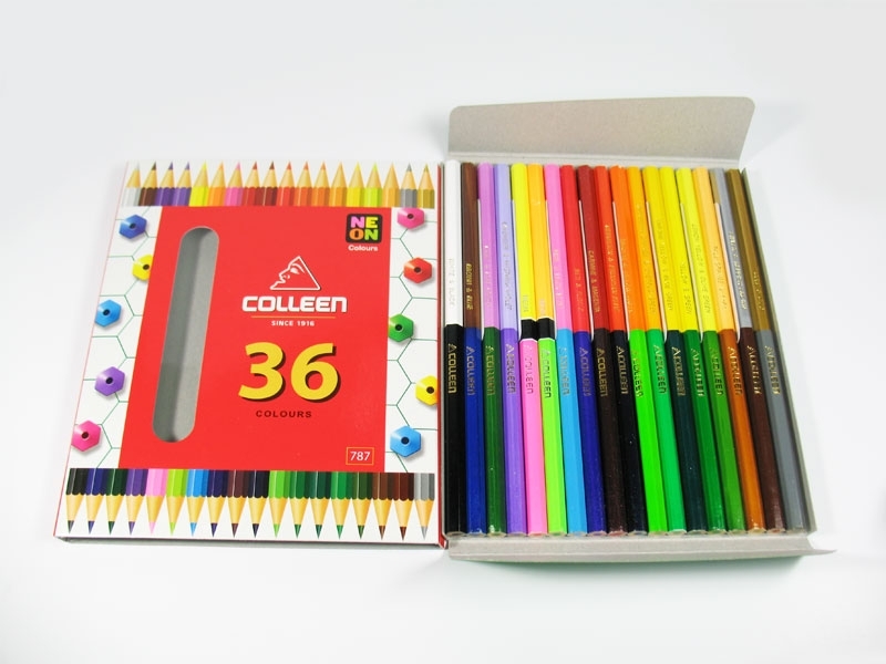 ดินสอ สีไม้ COLLEEN 2 หัว 36 สี