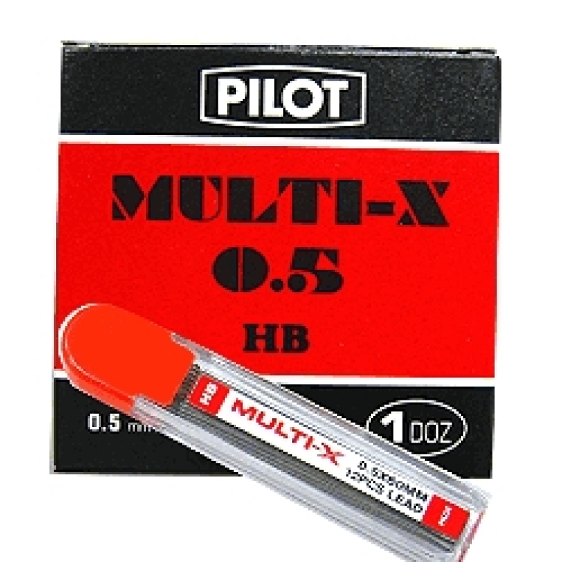 ไส้ดินสอ PILOT 2B/HB MULTI-X 0.5 สีส้ม