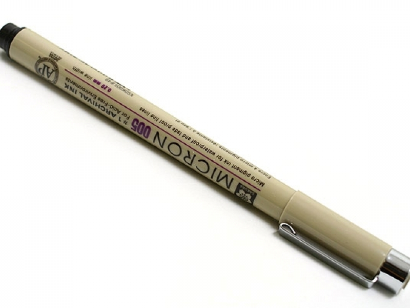 (SALE)ปากกา Sakura Pigma สีดำ ขนาด 005