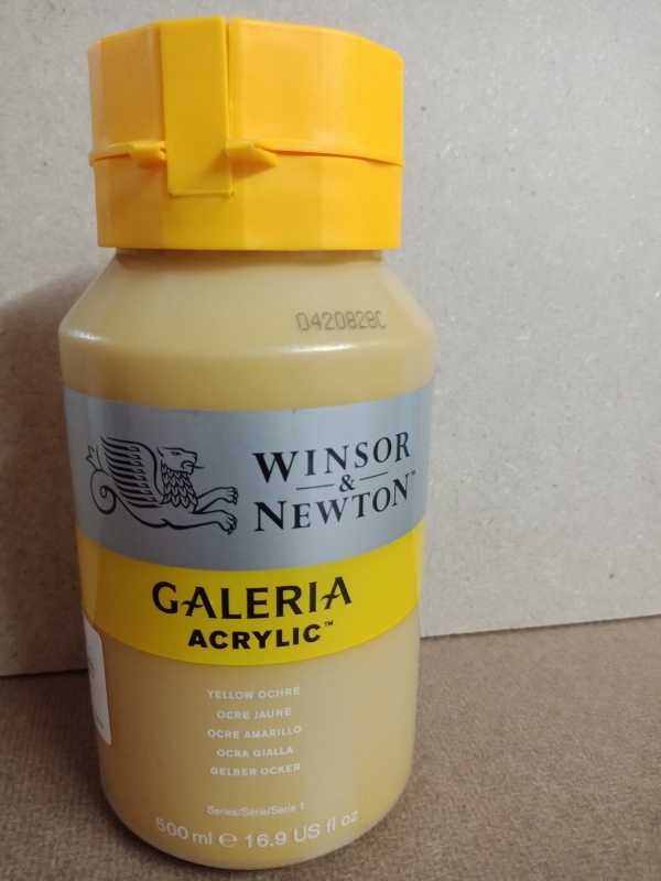 สีอะคริลิค Winsor&Newton GALERIA 500ml (744 Yellow Ochre)