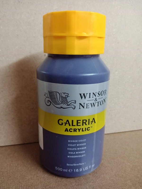 สีอะคริลิค Winsor&Newton GALERIA 500ml ( 728 Winsor Violet )