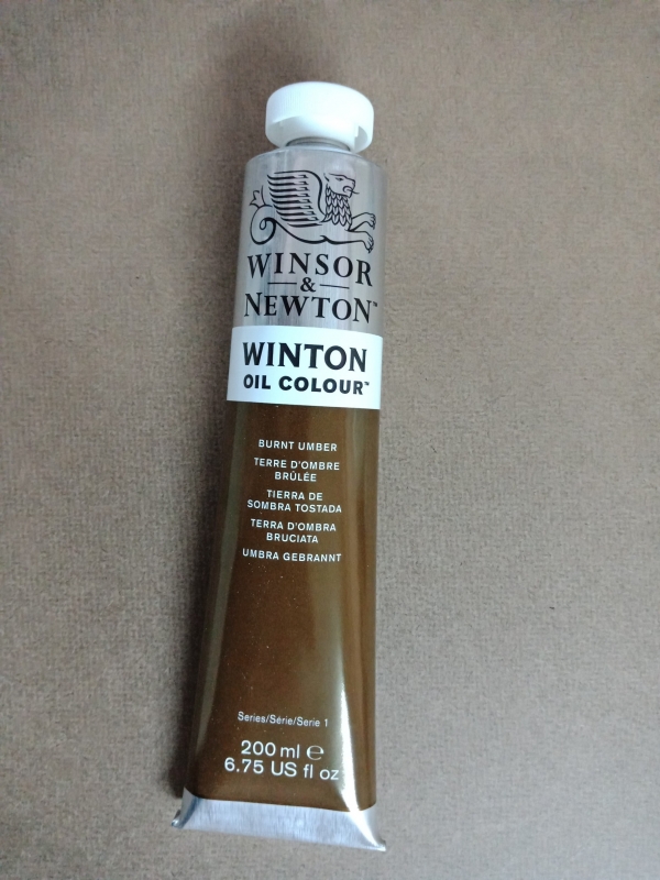 (SALE)สีน้ำมัน Winsor&Newton ( 3 Burnt Umber ) 200ml.