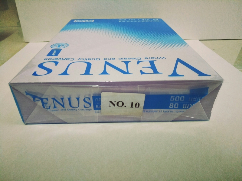 กระดาษถ่าย เอกสารสี A4 Venus 80 Gsm. No. 10