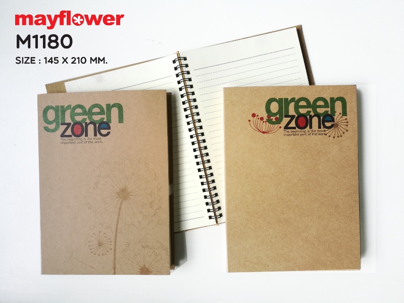 สมุด Mayflower M1180 GREEN ZONE