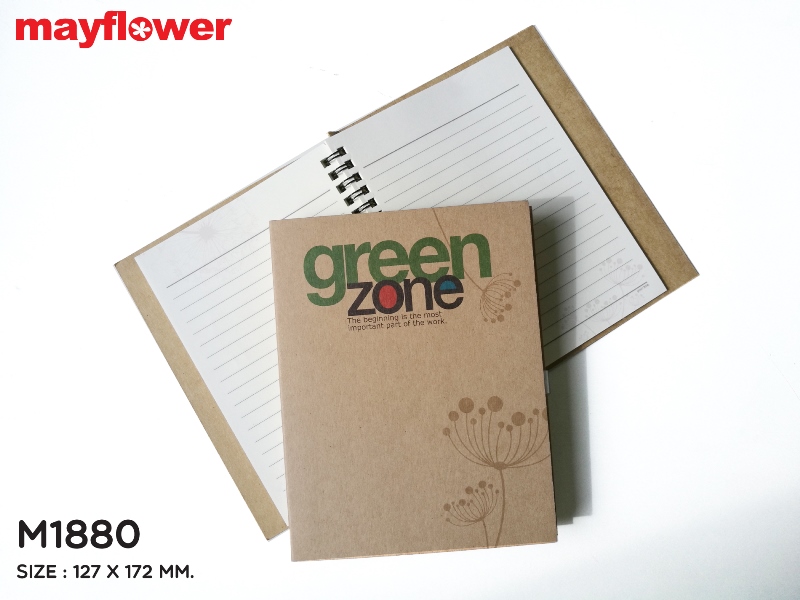 สมุด Mayflower M1880 GREEN ZONE