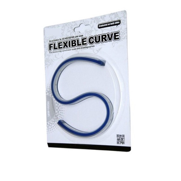 ชุดไม้บรรทัดกระดูกงูเขียนแบบ Morn Sun FLEXIBLE CURVE No.03147 60 ซ.ม. ( 24 นิ้ว )