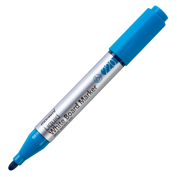 ปากกาไวท์บอร์ด MONAMI SigmaFlo Liquid 220 สีฟ้า
