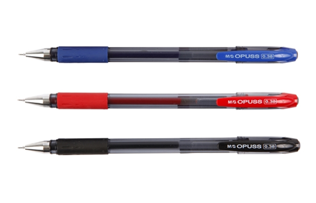 ปากกา M&G OPUSS Gel Pen  0.38 mm. AGP63201 (สีแดง)