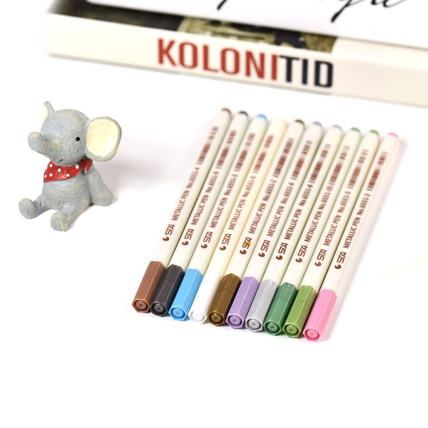 ปากกา Metallic color pen M&G  ACP90175 สีฟ้า