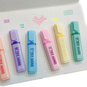 ปากกาเน้นข้อความ สีพาสเทล TEX Liter Pastel 118 Green (สีเขียว)