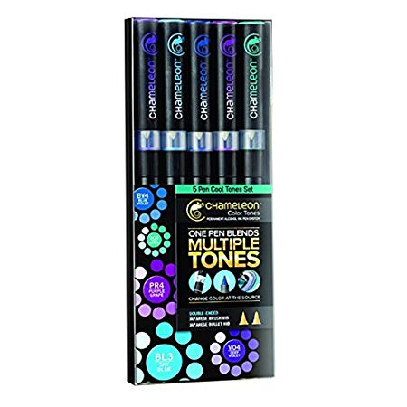 Chameleon Pens - 5 Pen Cool Tones Set