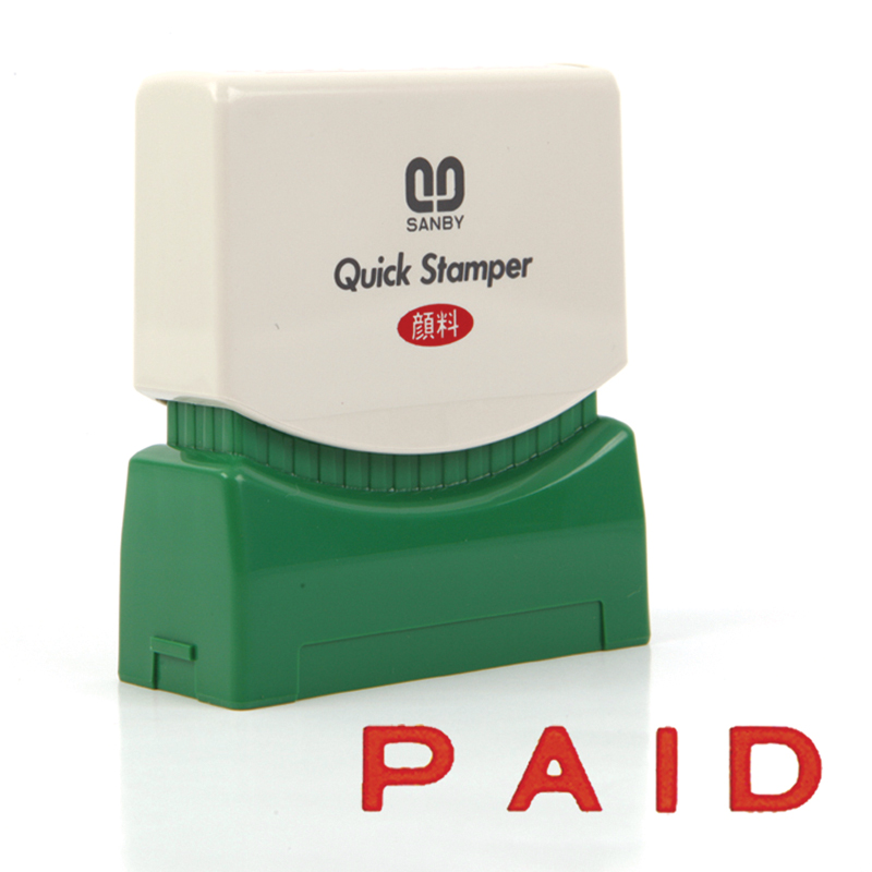 ตรายางหมึกในตัว SANBY Quick Stamper P-4 PAID